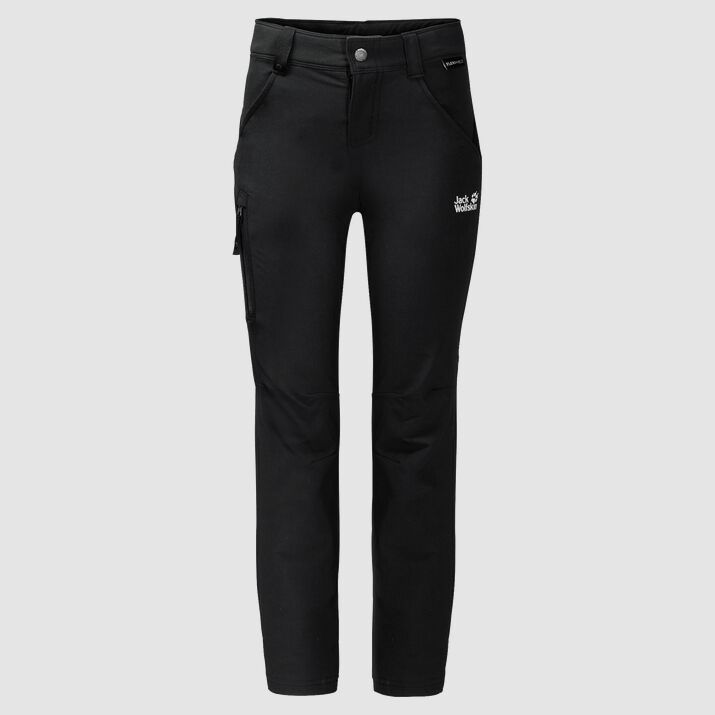 Jack Wolfskin Kids Activate Softshell Pant Black 682135PJA